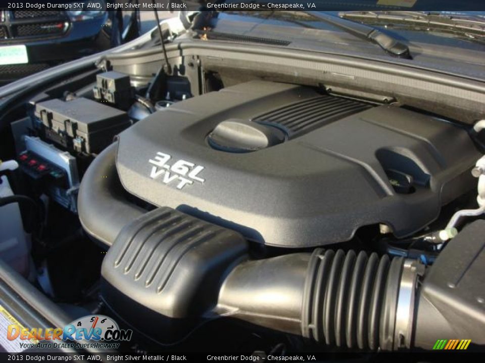 2013 Dodge Durango SXT AWD Bright Silver Metallic / Black Photo #12
