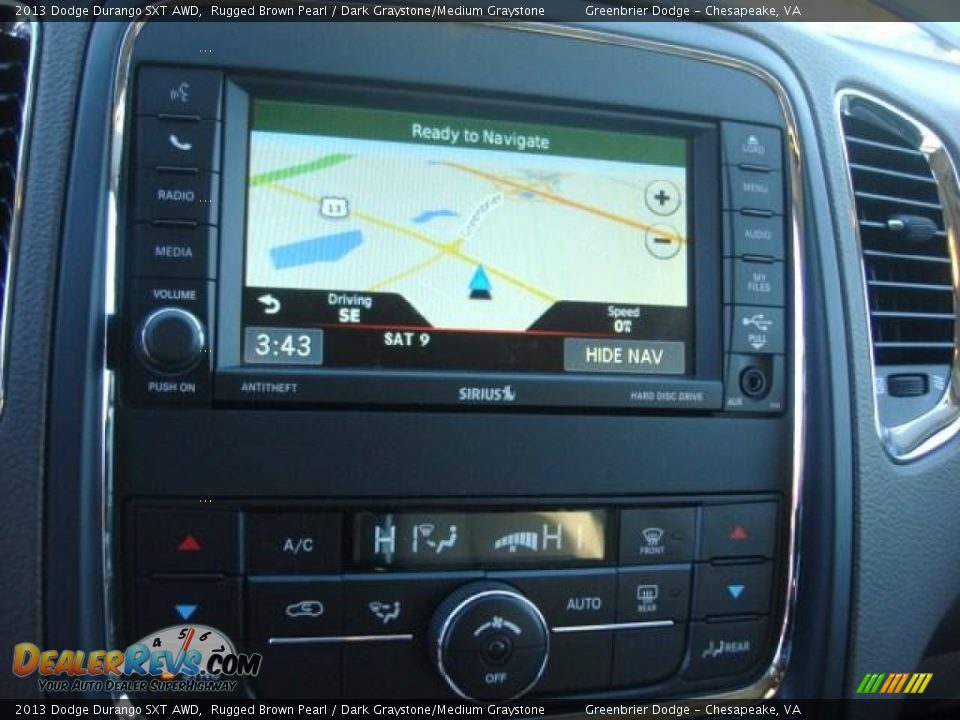 Navigation of 2013 Dodge Durango SXT AWD Photo #10