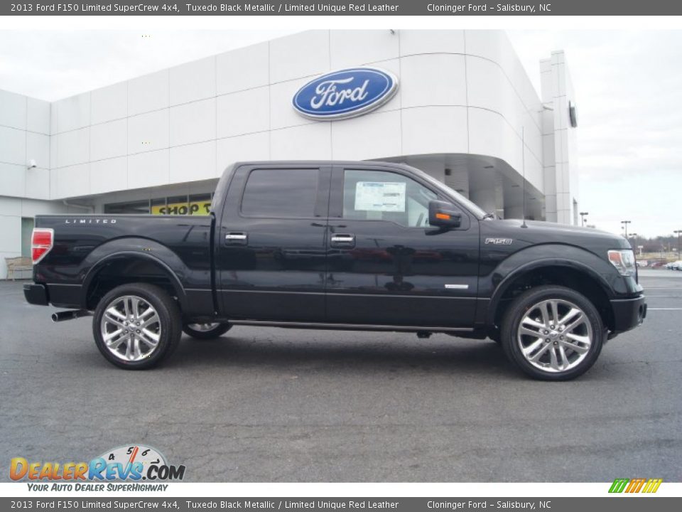 Tuxedo Black Metallic 2013 Ford F150 Limited SuperCrew 4x4 Photo #2