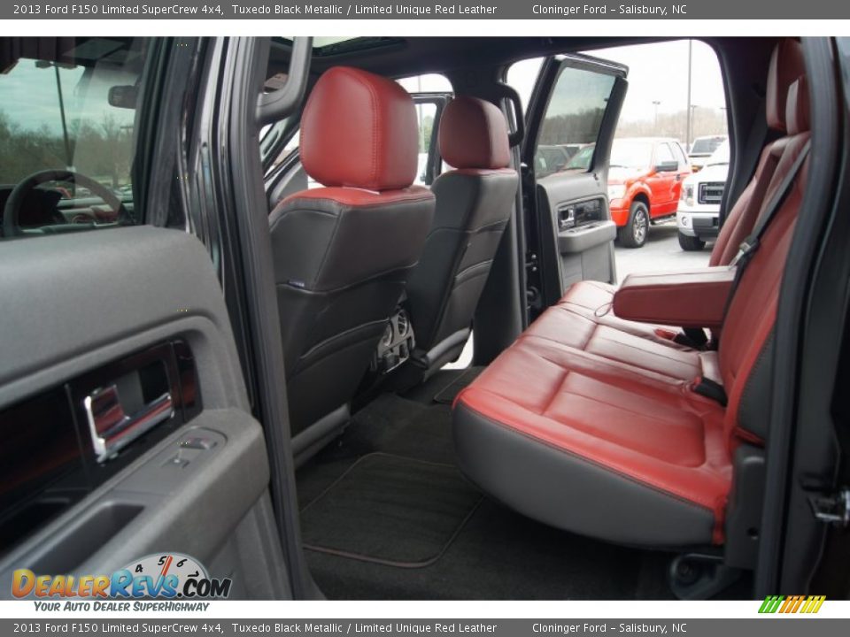 Rear Seat of 2013 Ford F150 Limited SuperCrew 4x4 Photo #14