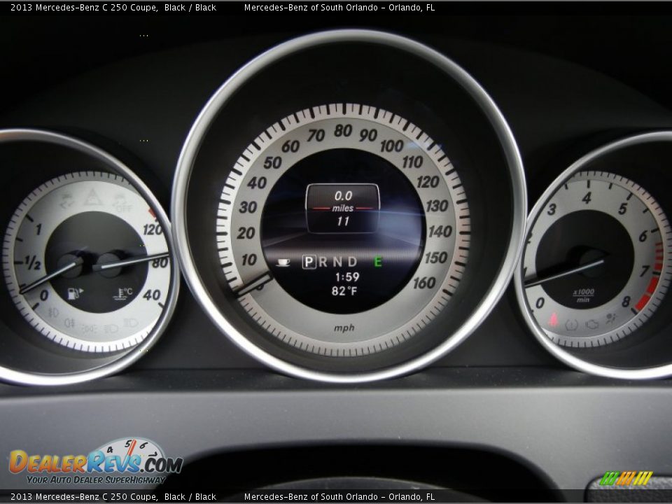 2013 Mercedes-Benz C 250 Coupe Gauges Photo #8