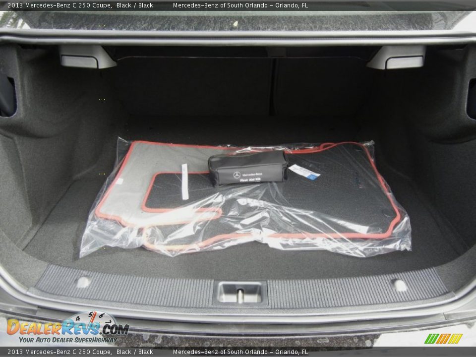 2013 Mercedes-Benz C 250 Coupe Black / Black Photo #10