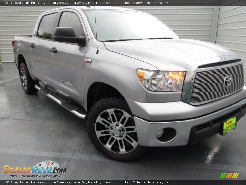 2013 Toyota Tundra Texas Edition CrewMax Silver Sky Metallic / Black