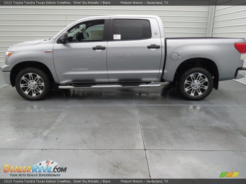 2013 Toyota Tundra Texas Edition CrewMax Silver Sky Metallic / Black Photo #5