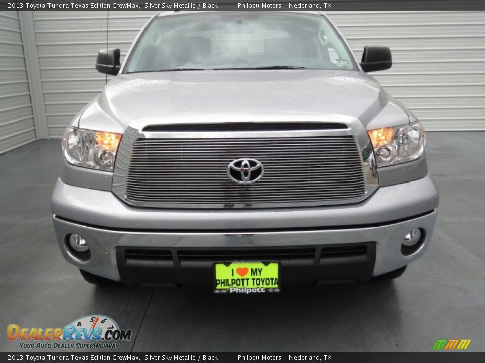 2013 Toyota Tundra Texas Edition CrewMax Silver Sky Metallic / Black Photo #7