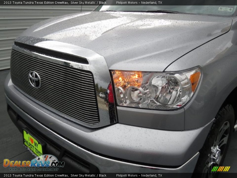 2013 Toyota Tundra Texas Edition CrewMax Silver Sky Metallic / Black Photo #9