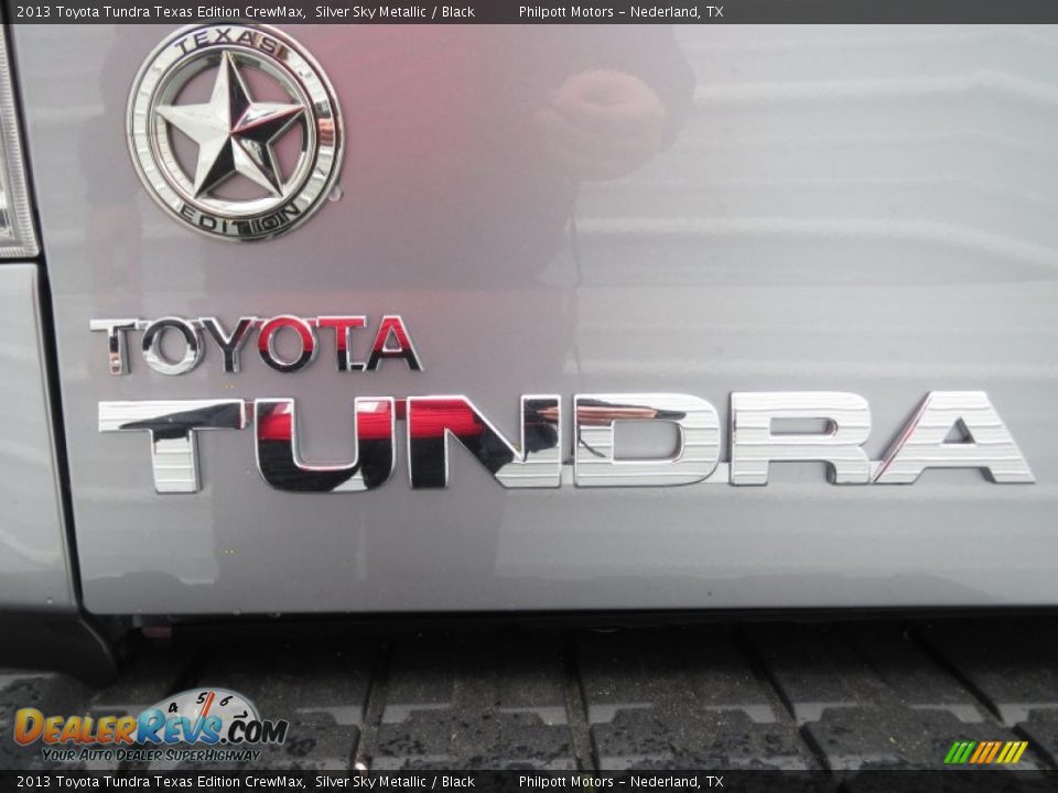 2013 Toyota Tundra Texas Edition CrewMax Silver Sky Metallic / Black Photo #15