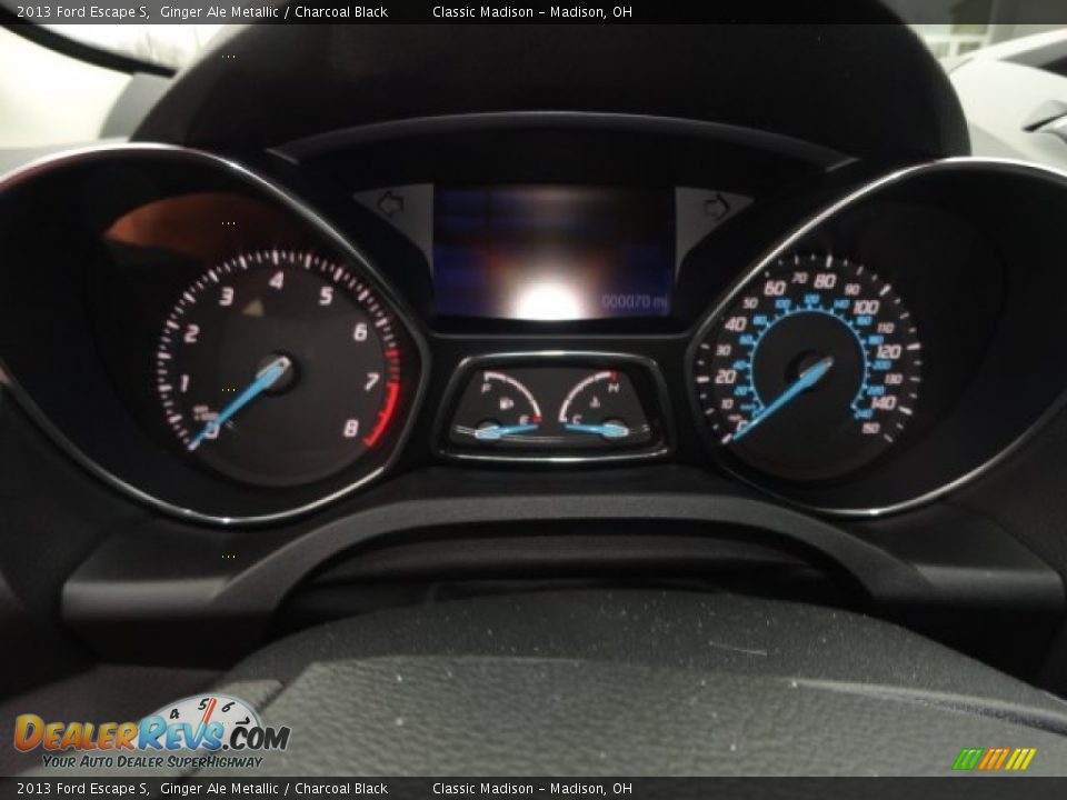 2013 Ford Escape S Ginger Ale Metallic / Charcoal Black Photo #6