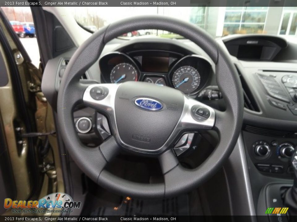 2013 Ford Escape S Ginger Ale Metallic / Charcoal Black Photo #9