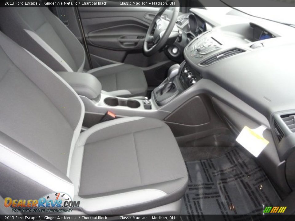 2013 Ford Escape S Ginger Ale Metallic / Charcoal Black Photo #17