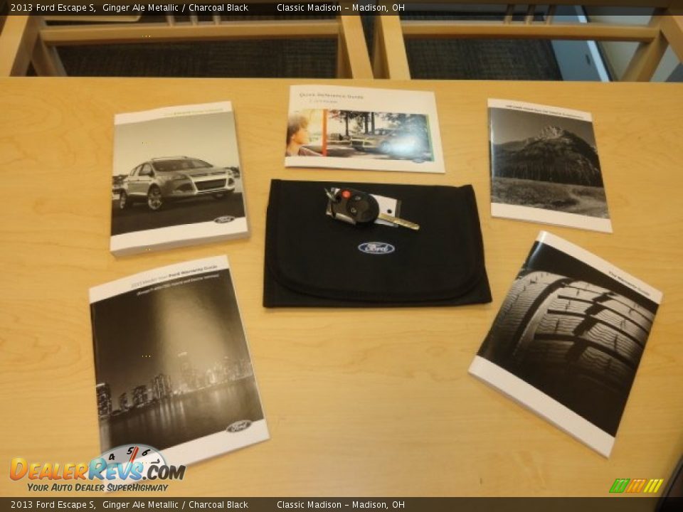 2013 Ford Escape S Ginger Ale Metallic / Charcoal Black Photo #18