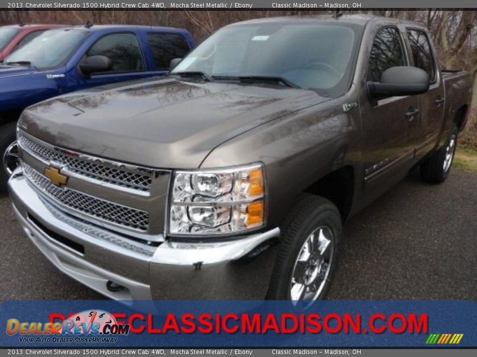 2013 Chevrolet Silverado 1500 Hybrid Crew Cab 4WD Mocha Steel Metallic / Ebony Photo #1