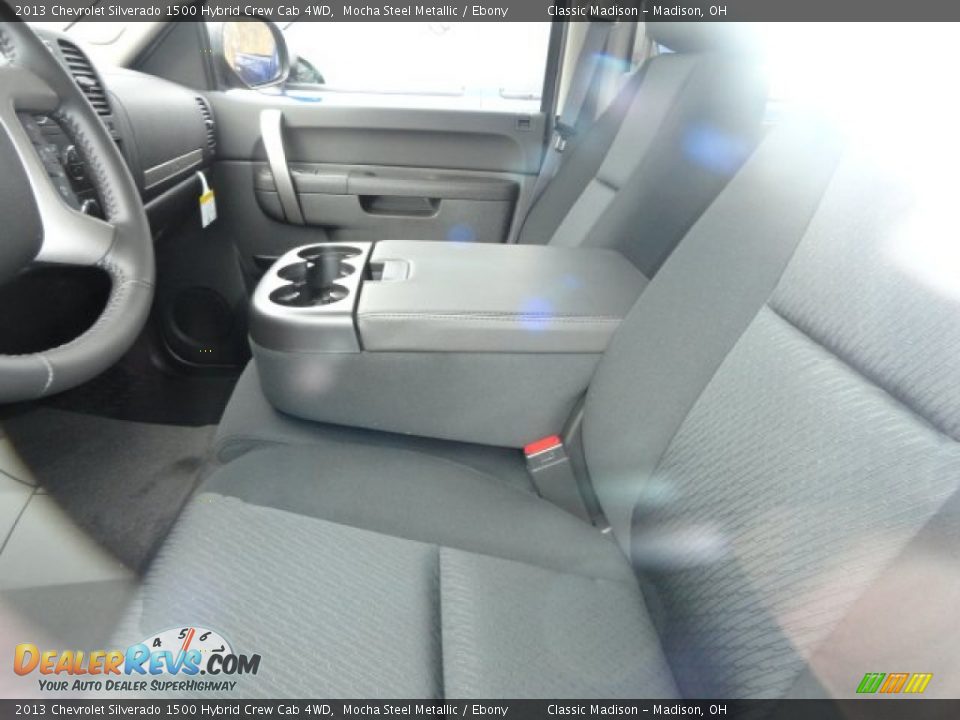 2013 Chevrolet Silverado 1500 Hybrid Crew Cab 4WD Mocha Steel Metallic / Ebony Photo #2
