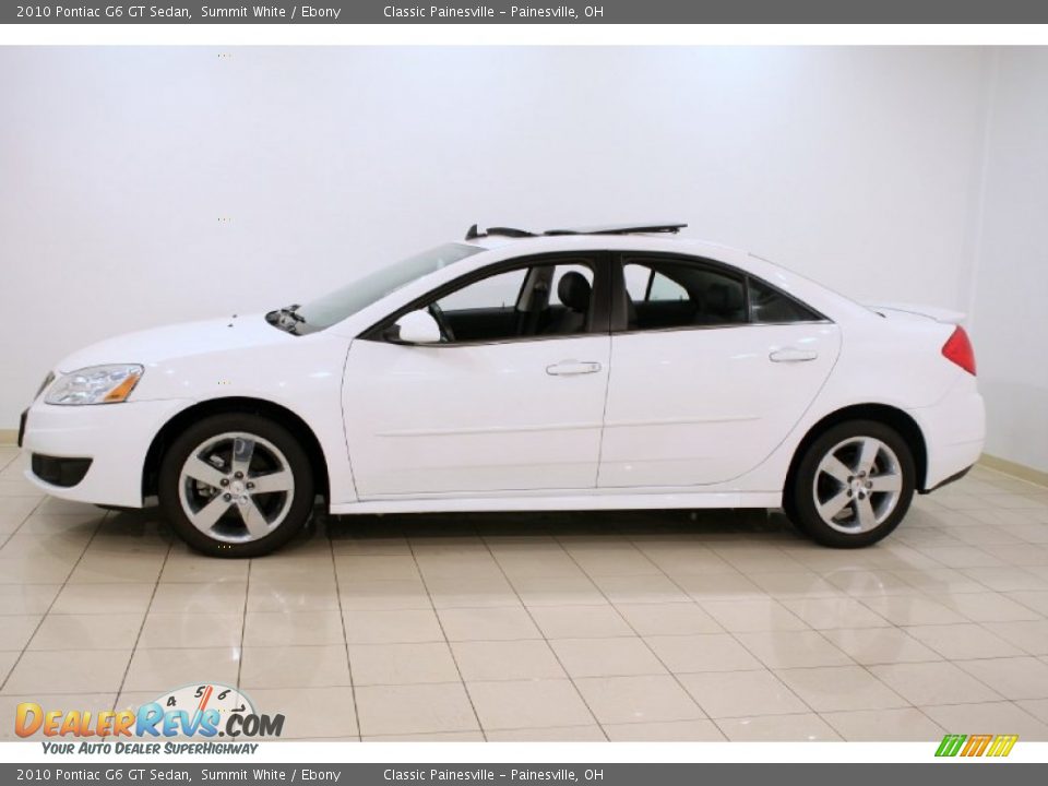 Summit White 2010 Pontiac G6 GT Sedan Photo #4