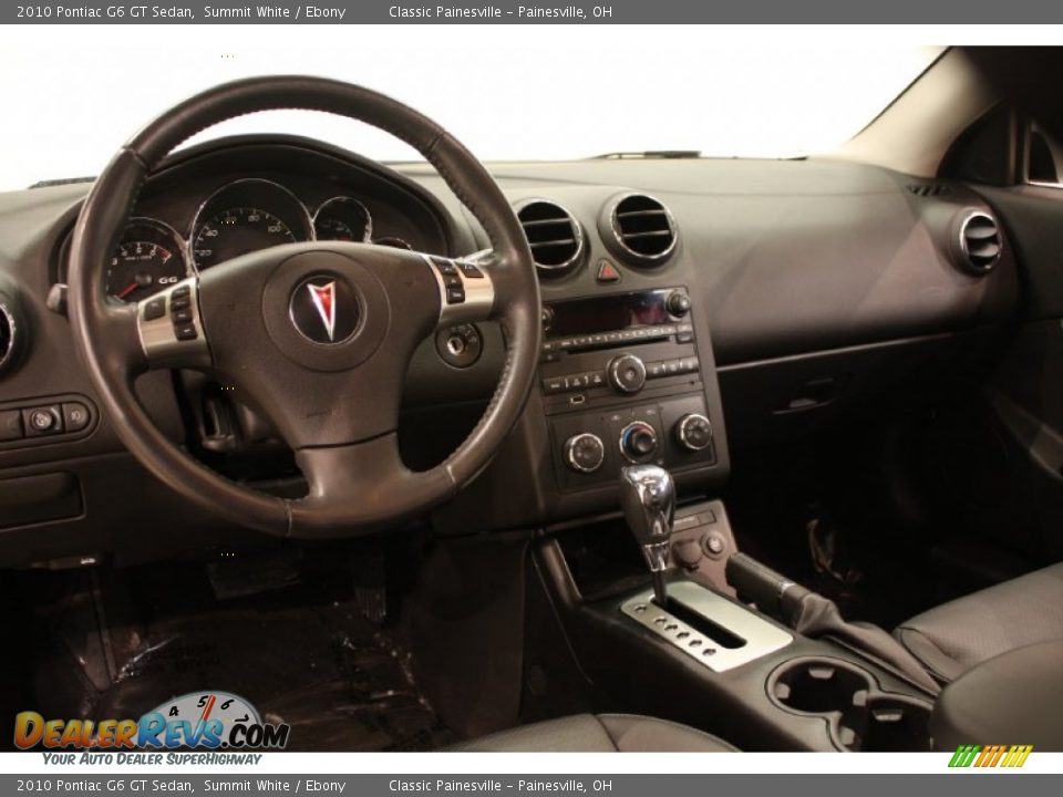 Dashboard of 2010 Pontiac G6 GT Sedan Photo #13