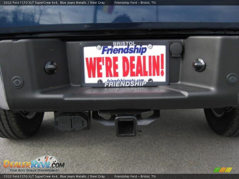 2013 Ford F150 XLT SuperCrew 4x4 Blue Jeans Metallic / Steel Gray Photo #10