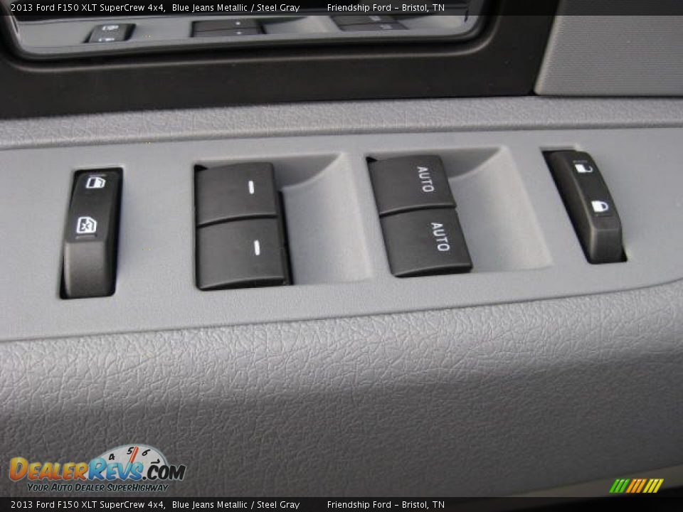 2013 Ford F150 XLT SuperCrew 4x4 Blue Jeans Metallic / Steel Gray Photo #16