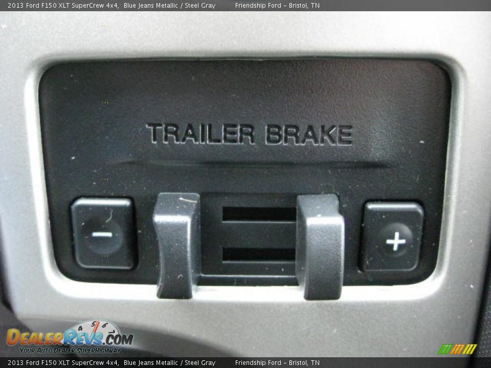 2013 Ford F150 XLT SuperCrew 4x4 Blue Jeans Metallic / Steel Gray Photo #26