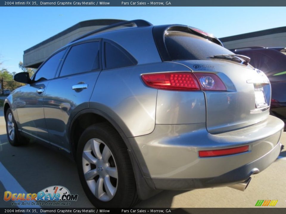 2004 Infiniti FX 35 Diamond Graphite Gray Metallic / Willow Photo #2