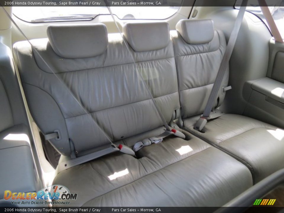 2006 Honda Odyssey Touring Sage Brush Pearl / Gray Photo #9