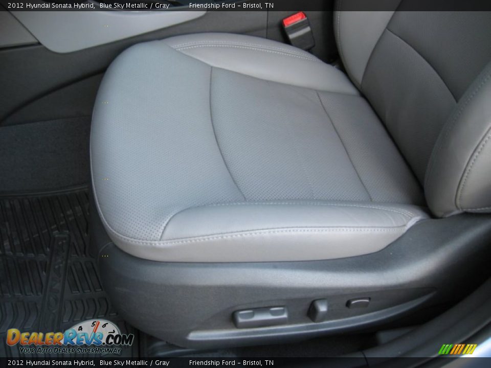 2012 Hyundai Sonata Hybrid Blue Sky Metallic / Gray Photo #15