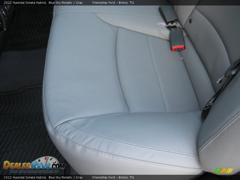 2012 Hyundai Sonata Hybrid Blue Sky Metallic / Gray Photo #18