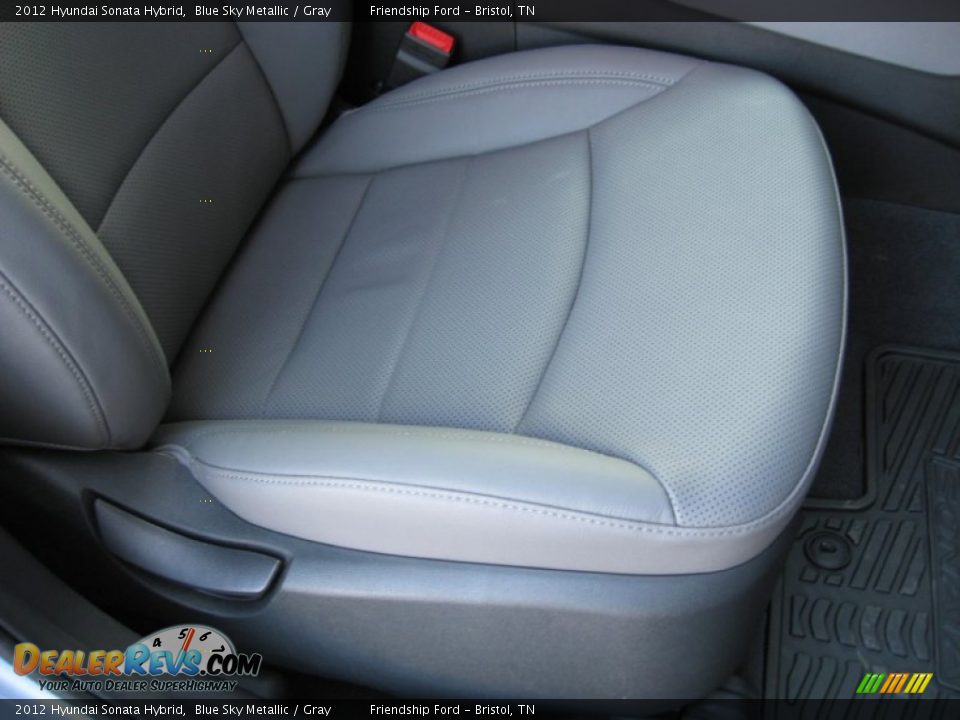 2012 Hyundai Sonata Hybrid Blue Sky Metallic / Gray Photo #21