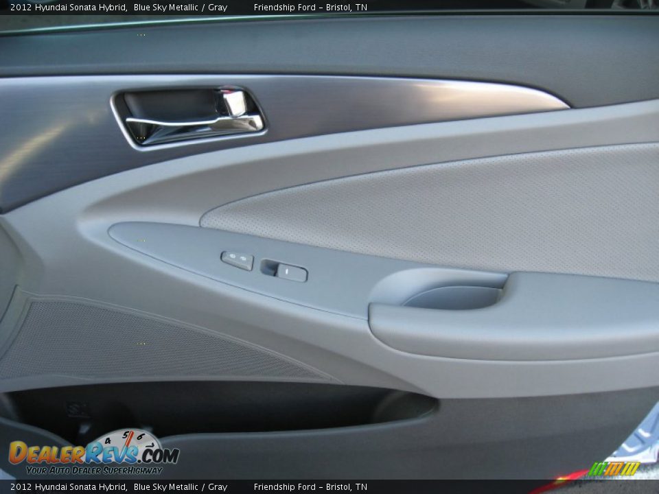 2012 Hyundai Sonata Hybrid Blue Sky Metallic / Gray Photo #22