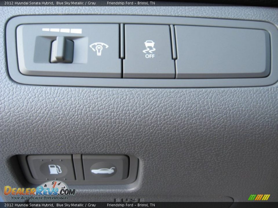 2012 Hyundai Sonata Hybrid Blue Sky Metallic / Gray Photo #25