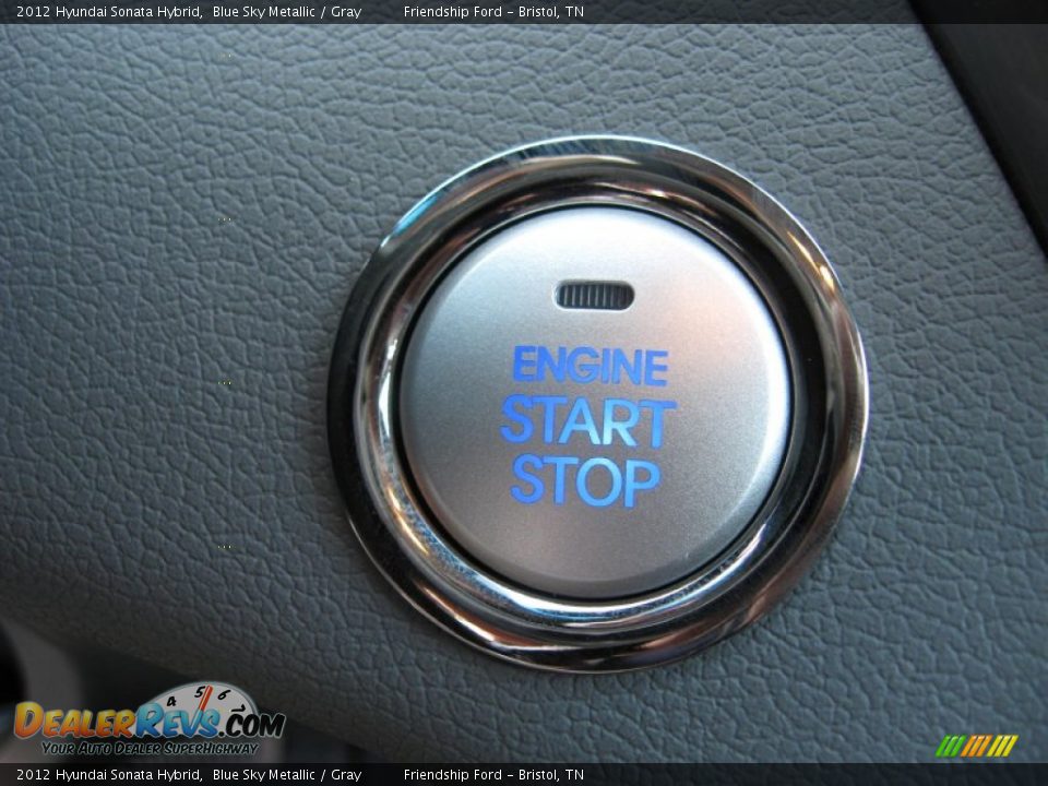 2012 Hyundai Sonata Hybrid Blue Sky Metallic / Gray Photo #26
