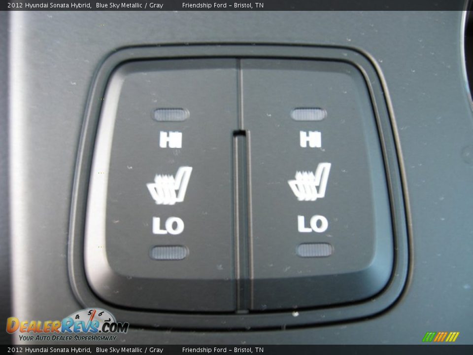 2012 Hyundai Sonata Hybrid Blue Sky Metallic / Gray Photo #29
