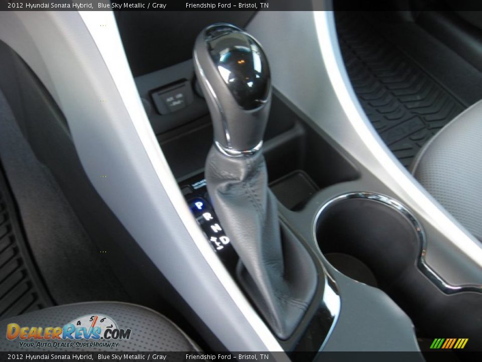 2012 Hyundai Sonata Hybrid Blue Sky Metallic / Gray Photo #30