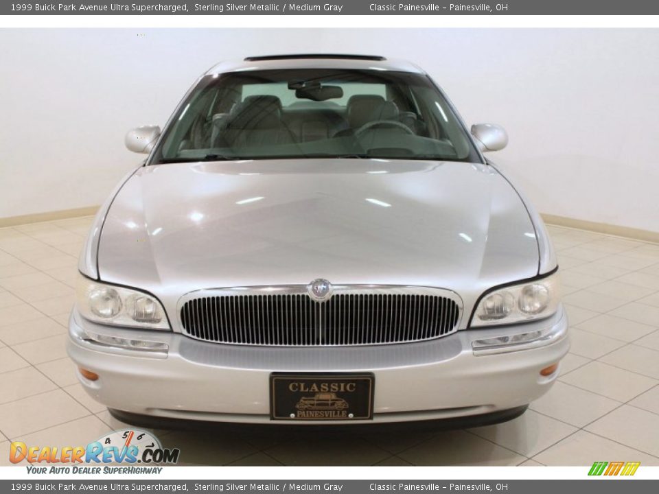 1999 Buick Park Avenue Ultra Supercharged Sterling Silver Metallic / Medium Gray Photo #2