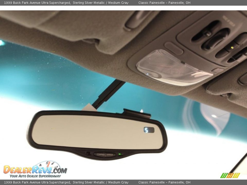 1999 Buick Park Avenue Ultra Supercharged Sterling Silver Metallic / Medium Gray Photo #12