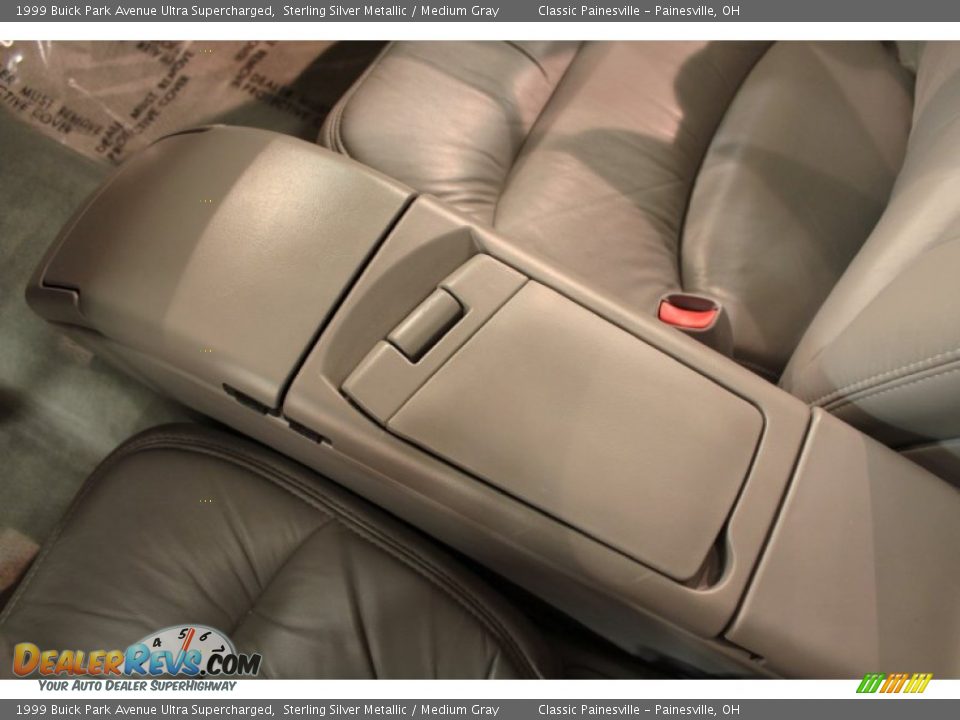 1999 Buick Park Avenue Ultra Supercharged Sterling Silver Metallic / Medium Gray Photo #16