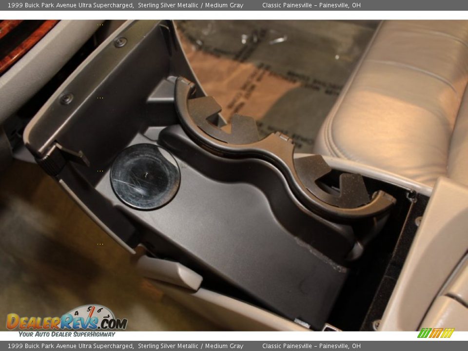 1999 Buick Park Avenue Ultra Supercharged Sterling Silver Metallic / Medium Gray Photo #19