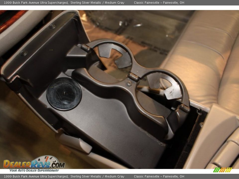 1999 Buick Park Avenue Ultra Supercharged Sterling Silver Metallic / Medium Gray Photo #20