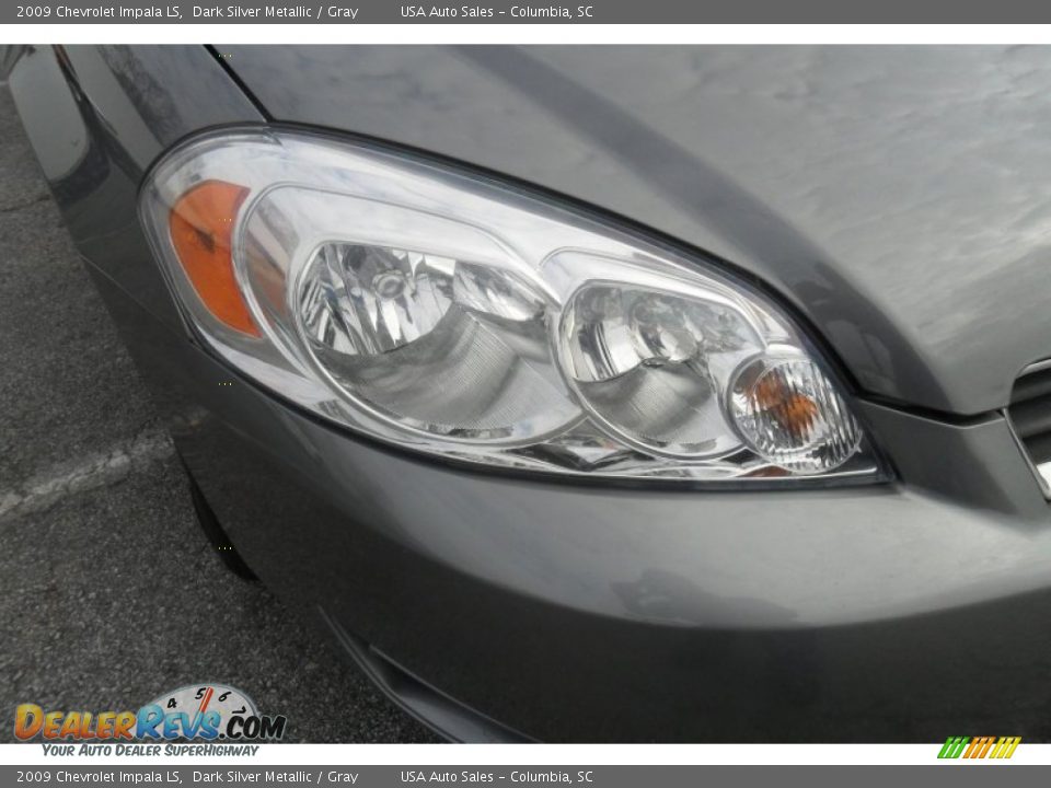 2009 Chevrolet Impala LS Dark Silver Metallic / Gray Photo #3
