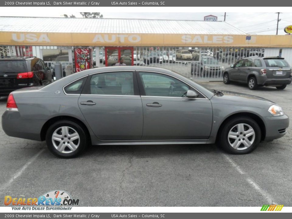 2009 Chevrolet Impala LS Dark Silver Metallic / Gray Photo #4