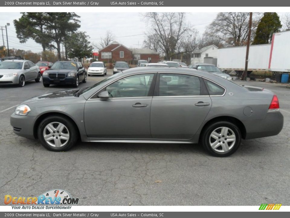 2009 Chevrolet Impala LS Dark Silver Metallic / Gray Photo #5
