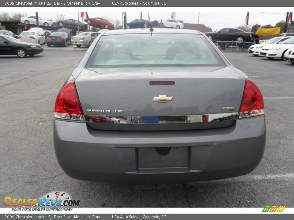 2009 Chevrolet Impala LS Dark Silver Metallic / Gray Photo #6
