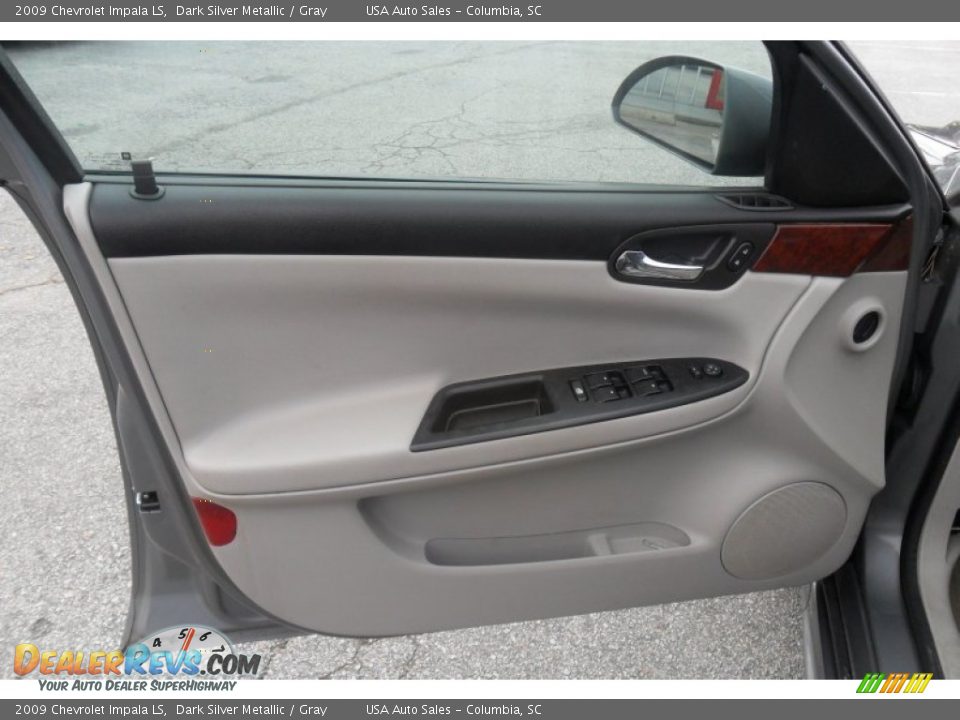 2009 Chevrolet Impala LS Dark Silver Metallic / Gray Photo #9