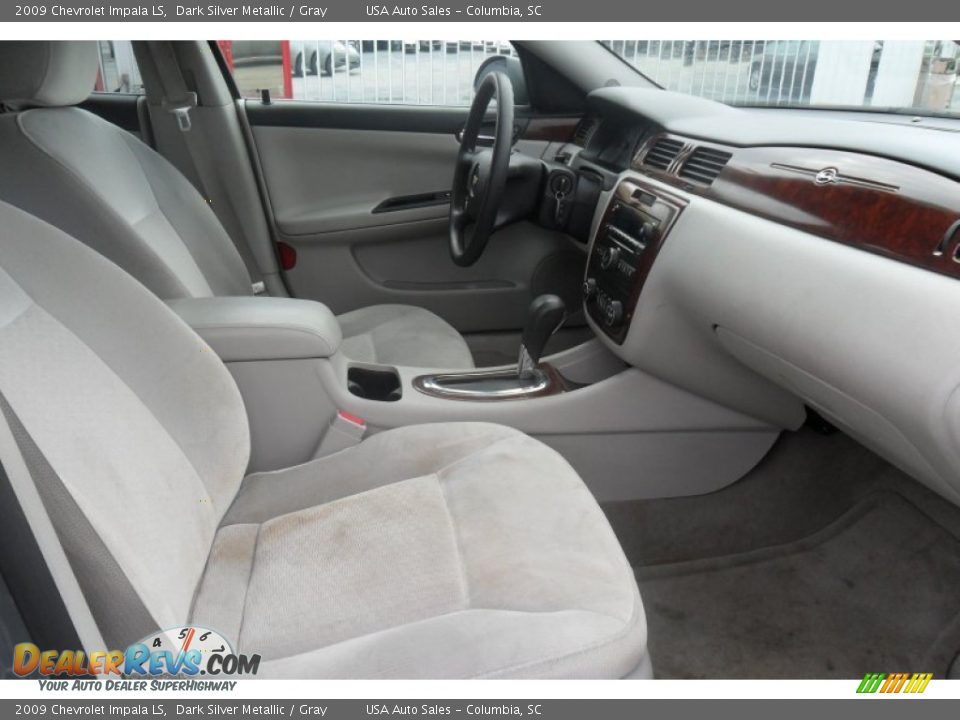 2009 Chevrolet Impala LS Dark Silver Metallic / Gray Photo #16