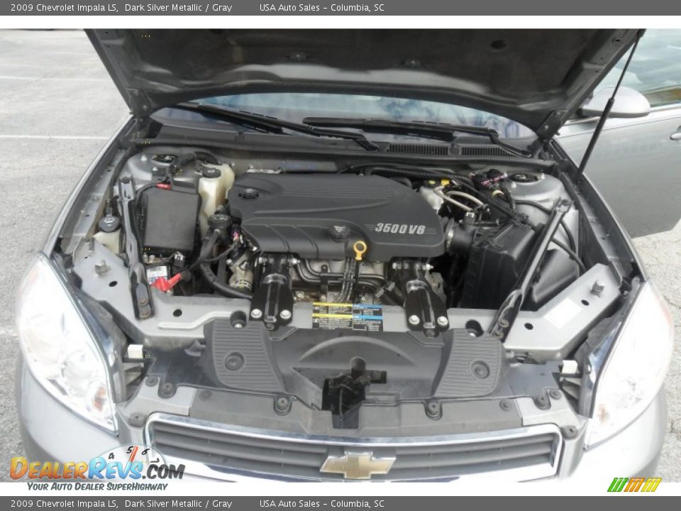2009 Chevrolet Impala LS Dark Silver Metallic / Gray Photo #26