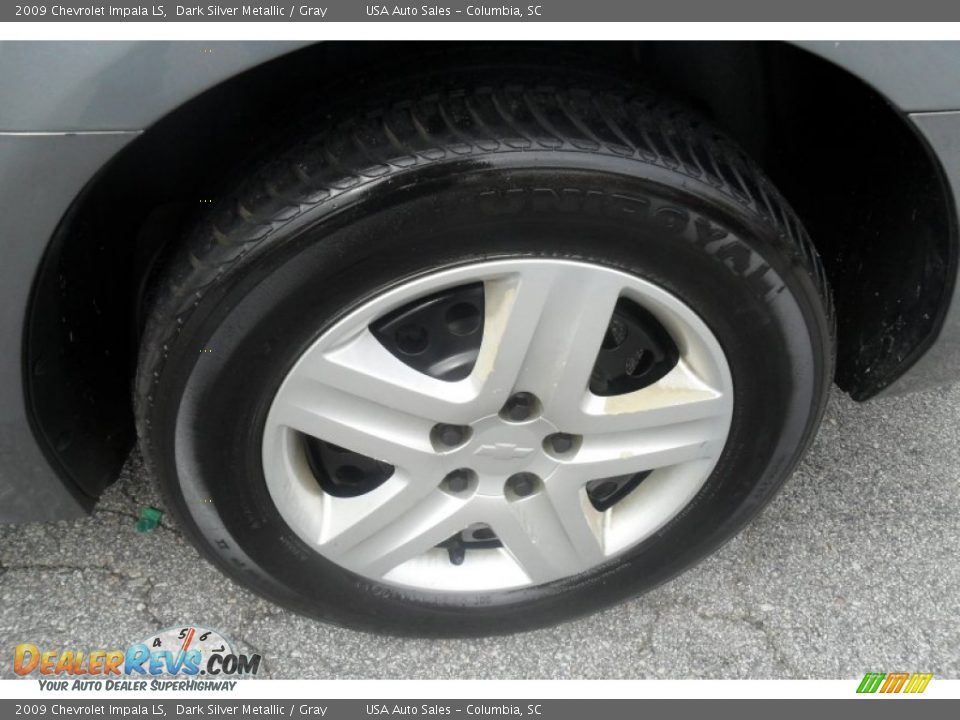 2009 Chevrolet Impala LS Dark Silver Metallic / Gray Photo #28