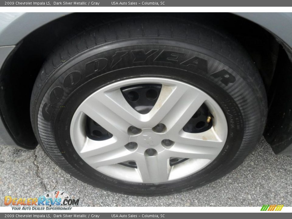 2009 Chevrolet Impala LS Dark Silver Metallic / Gray Photo #29
