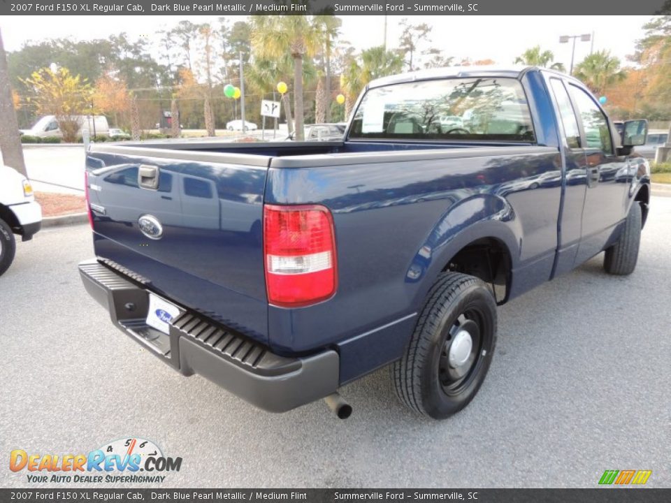 2007 Ford F150 XL Regular Cab Dark Blue Pearl Metallic / Medium Flint Photo #11