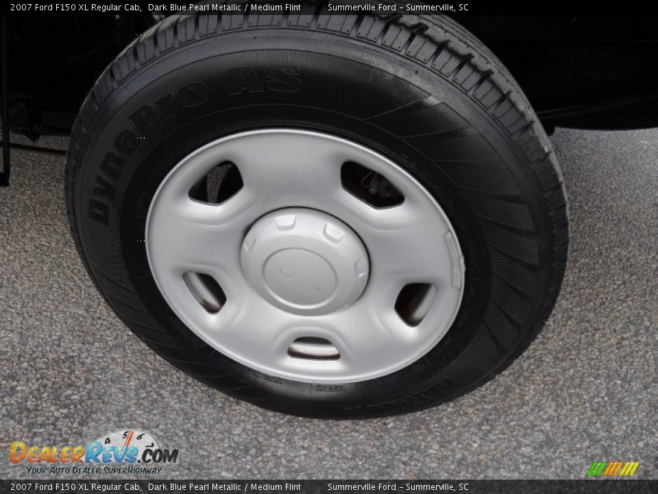 2007 Ford F150 XL Regular Cab Dark Blue Pearl Metallic / Medium Flint Photo #14