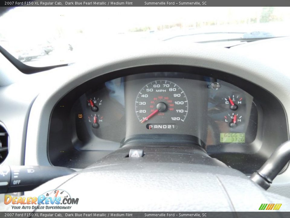 2007 Ford F150 XL Regular Cab Dark Blue Pearl Metallic / Medium Flint Photo #18
