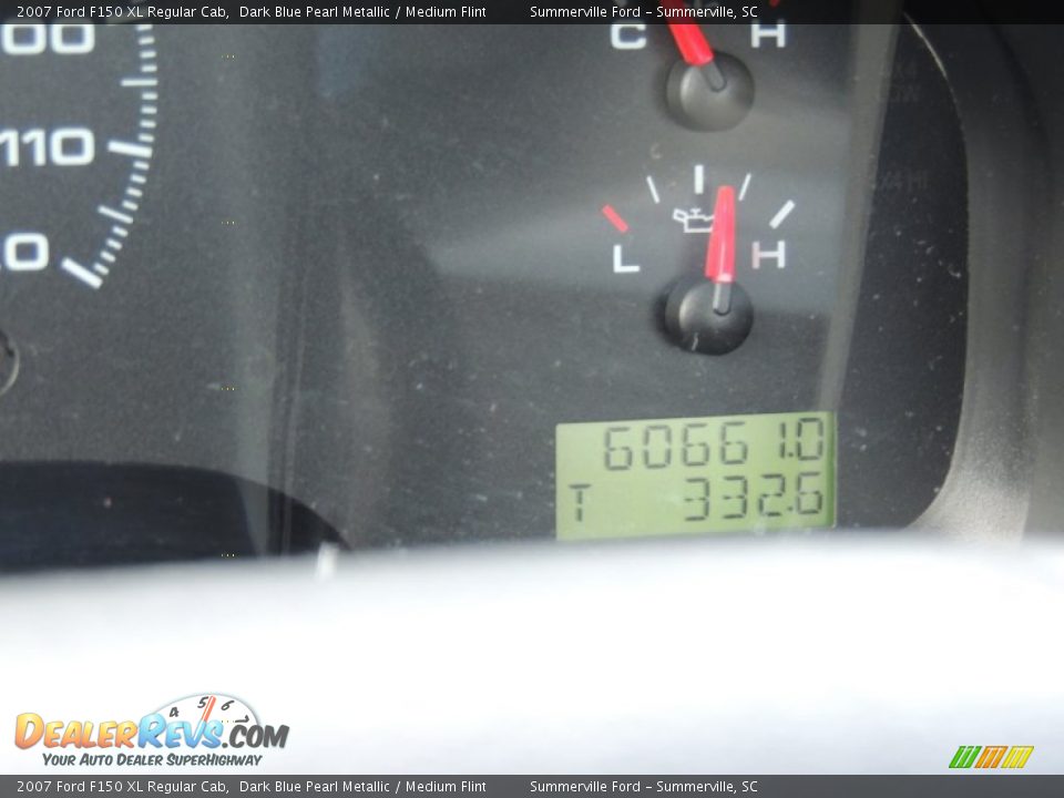 2007 Ford F150 XL Regular Cab Dark Blue Pearl Metallic / Medium Flint Photo #19